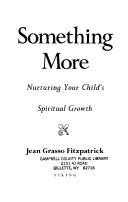 Cover of Something More by Jean Grasso Fitzpatrick
