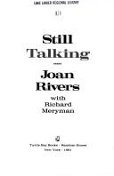 Cover of Still talking by Joan Rivers