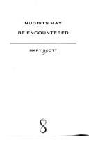 Cover of Nudists may be encountered by Mary Scott