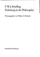 Cover of Einleitung in die Philosophie by Friedrich Wilhelm Joseph von Schelling