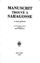 Front cover of Manuscrit trouvé à Saragosse by Jan Potocki