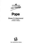 Cover of Pope by Brean S. Hammond