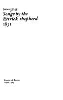 Front cover of Songs by the Ettrick shepherd by James Hogg