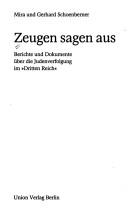 Front cover of Wir haben es gesehen by Gerhard Schoenberner