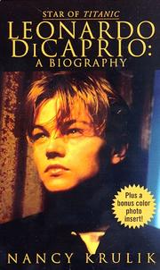 Cover of Leonardo DiCaprio by Nancy E. Krulik