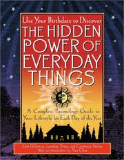 Front cover of The hidden power of everyday things by Julie Gillentine