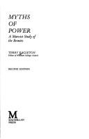 Cover of Myths of power by Terry Eagleton