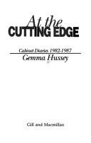 Cover of At the cutting edge by Gemma Hussey
