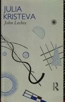 Cover of Julia Kristeva by John Lechte