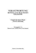 Cover of Verantwortung by Johann Mader