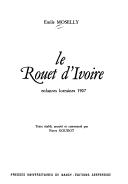 Cover of Le rouet d'ivoire by Emile Moselly