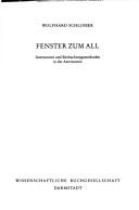 Front cover of Fenster zum All by W. Schlosser