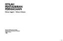 Cover of Istilah pentadbiran perniagaan, bahasa Inggeris-bahasa Malaysia by Dewan Bahasa dan Pustaka