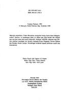 Cover of Pemikiran umat Islam di Nusantara by Tn Hj ABDULLAH AB RAHMAN ,,(PJK)