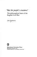 Cover of "But the people's creatures" by Sanderson, John