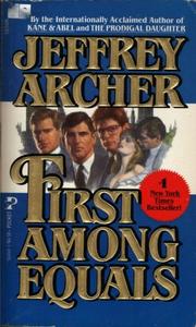 Cover of First Among Equals by Jeffrey Archer