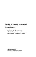 Cover of Mary Wilkins Freeman by Perry D. Westbrook