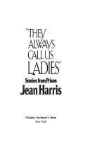 Front cover of They always call us ladies by Harris, Jean