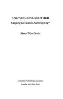 Cover of Knowing one another by Merryl Wyn Davies