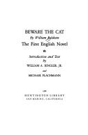 Cover of Beware the cat by William Baldwin