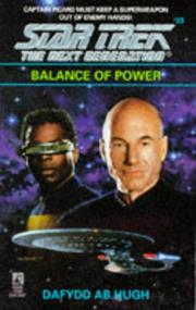 Front cover of Star Trek The Next Generation - Balance of Power by Dafydd Ab Hugh