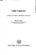 Cover of Under Capricorn by David Stanley Evans