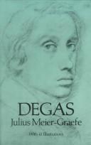 Cover of Degas by Julius Meier-Graefe
