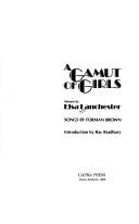 Front cover of A gamut of girls by Elsa Lanchester