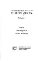 Front cover of The unpublished poetry of Charles Wesley by Charles Wesley