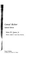 Cover of Conrad Richter by Edwin W. Gaston
