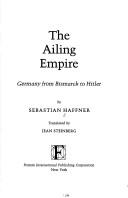 Front cover of Von Bismarck zu Hitler by Sebastian Haffner