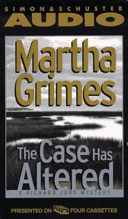 Cover of The Case has Altered by Martha Grimes