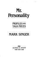 Cover of Mr. Personality by Mark Singer