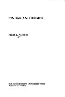 Front cover of Pindar and Homer by Frank J. Nisetich