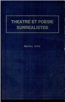 Front cover of Théâtre et poésie surréalistes by Martine Antle