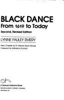 Front cover of Black dance by Lynne Fauley Emery