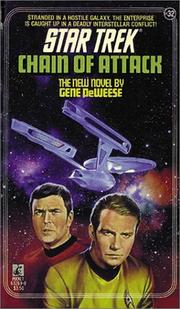 Front cover of Star Trek - Chain of Attack by Gene DeWeese