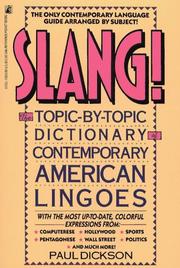 Cover of Slang by Paul Dickson