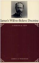 Front cover of James's will-to-believe doctrine by James C. S. Wernham