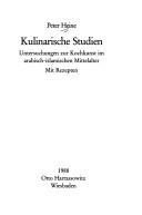 Cover of Kulinarische Studien by Peter Heine