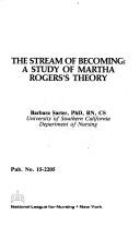 Front cover of The stream of becoming by Barbara Sarter