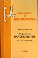 Cover of Alcestis Barcinonensis by Miroslav Marcovich