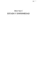 Front cover of Estado y enfermedad by Alberto Vasco Uribe