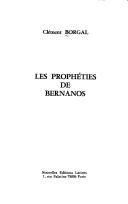 Front cover of Les prophéties de Bernanos by Clément Borgal