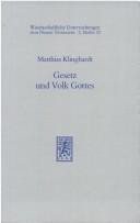 Front cover of Gesetz und Volk Gottes by Matthias Klinghardt