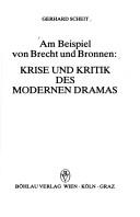 Front cover of Am Beispiel von Brecht und Bronnen by Gerhard Scheit