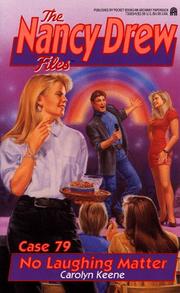Front cover of No Laughing Matter by Carolyn Keene
