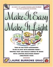 Cover of Make it Easy, Make it Light by Laurie Grad