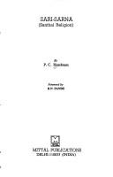 Cover of Sari-sarna by P. C. Hembram