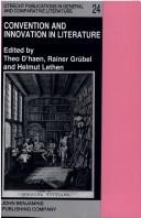 Front cover of Convention and innovation in literature by Theo d' Haen